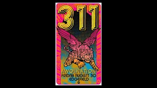 311 amp Awolnation • This Friday Aug 30 • Edgefield [upl. by Aipmylo]