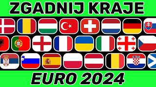 Zgadnij WSZYSTKIE Państwa EURO 2024   Quiz EURO 2024 [upl. by Senecal170]