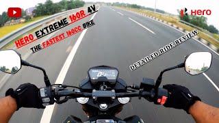 Hero Xtreme 160R 4V Detailed Ride ReviewBetter than TVS Apache RTR 160 4V amp Pulsar N160 [upl. by Lierbag]