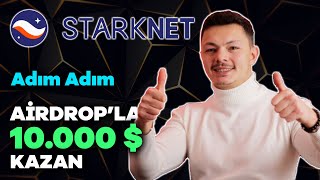 Büyük STARKNET Airdrobuna Nasıl Katılınır  10000 lık Airdrop [upl. by Eberly]