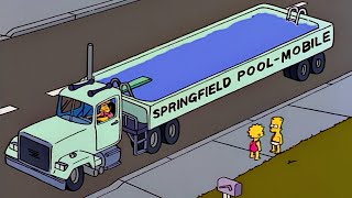 La piscina movil en Springfield Los simpson capitulos completos en español latino [upl. by Elda]