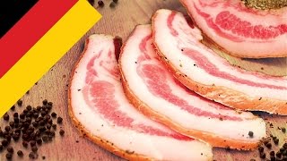 Guanciale luftgetrocketen Speck selber machen  auf Deutsch [upl. by Reitrac686]