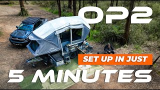 OPUS OP2 Camper Trailer Sets up in MINUTES [upl. by Howey436]