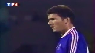 Zinedine Zidane  Memorable International Debut for France Scored 2 Goals in 3 Minutes [upl. by Cardie2]