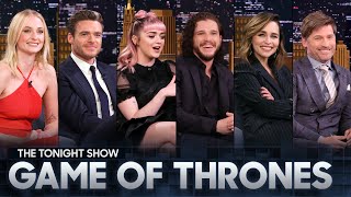 The Game of Thrones Cast Featuring Sophie Turner Emilia Clarke Kit Harington and More [upl. by Napoleon]