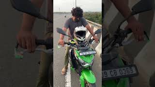 😱Kawasaki z800 Top Speed Polama⁉️  darkcruize tamil shorts [upl. by Gnap]