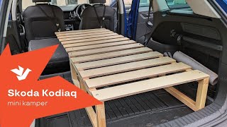 Skoda Kodiaq Camping Setup – Transform Your Car Into a Mini Camper for Ultimate Adventure [upl. by Siugram565]