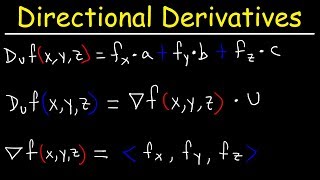 How To Find The Directional Derivative and The Gradient Vector [upl. by Simara932]