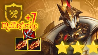 Hecarim reroll ⭐⭐⭐ Multistrike7 เร็วแรงแบกได้🐎🔥  TFT SET12 [upl. by Ranie]