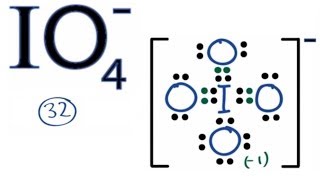 IO4 Lewis Structure How to Draw the Lewis Structure for IO4 [upl. by Joete651]