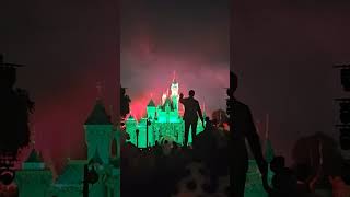 Halloween Screams firework show at Disneyland halloween 2024 disneyland fireworks spooky [upl. by Oirtemed]