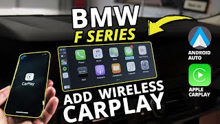 How To Add Wireless Carplay and Android Auto to your F10 5 Series BMW  Applies to most F Series [upl. by Kaiulani]