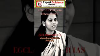 UPSC Topper Rank1 ishitakishore interview [upl. by Hooge587]