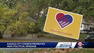 Local megachurch launches kindness campaign with nonpolitical signs [upl. by Patten]