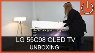 LG OLED55C98 Unboxing Thomas Electronic Online Shop 55quot OLED C98LB 4K TV [upl. by Lucienne544]