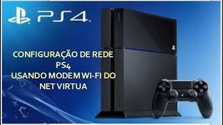 Configuração de rede PS4 com WiFi Net Virtua [upl. by Elsbeth713]