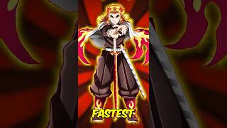 5 FASTEST Hashira In Demon Slayer RANKED [upl. by Deena477]