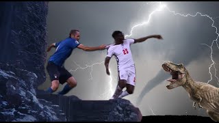 Chiellini saves Saka from death [upl. by Aindrea283]