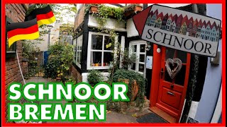 Schnoor Bremen  CITY TOUR 🇩🇪 [upl. by Aihsrop]