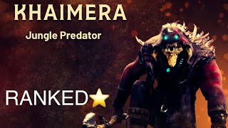 Predecessor Unleashing The Animal In KhaimeraSilver Ranked Gameplay Khaimera Jungle Predator [upl. by Aleik]