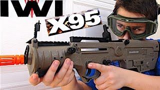 IWI X95 AEG Airsoft Submachine Gun with RobertAndre [upl. by Aicrag558]