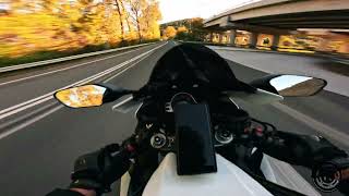 POV  HONDA CBR1000RR QUICK SHIFTER SUNSET RIDE [upl. by Damas637]