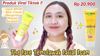 Review The Face Temulawak Brightening Facial Foam  Sebagus Apa Sih  💦✨ [upl. by Marleah]