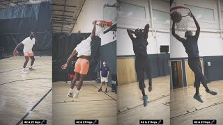 42 Year Old Dwyane Wade Dunk Vs 21 Year Old Zaire Wade Dunking [upl. by Kahl]