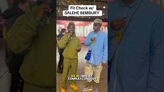 Salehe Bembury  ComplexCon Las Vegas 🔥  salehebembury complex complexcon newbalance crocs [upl. by Leoline]