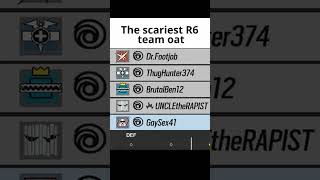 The scariest R6 team oat [upl. by Lukash236]