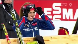 Women Biathlon Team CzechRepublic 2 st Place 4x6 km Relay Antholz 2016 [upl. by Odnavres]