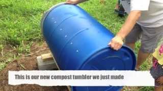 How To Make A Compost Tumbler [upl. by Syla]