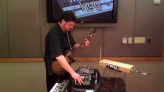 ElectroHarmonix quotHOGquot Demo — Daniel Fisher on Guitar amp Theremin [upl. by Nilad]