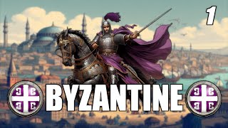 RISE FROM THE ASHES  Medieval II Total War  Byzantine Empire 1 [upl. by Adnih999]