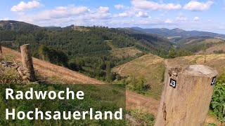 202408 eTrekking Schmallenberg Radwoche Hochsauerland [upl. by Ellertal]