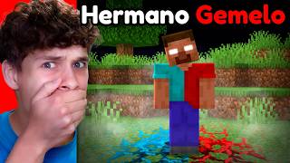 Encontré al Hermano Gemelo de HEROBRINE en Minecraft [upl. by Veradis]