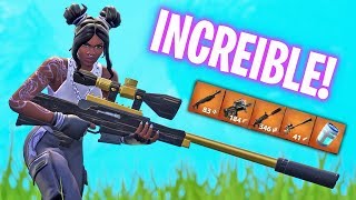 ESTA SKIN DA SUERTE Fortnite Battle Royale  Luzu [upl. by Anaitit]