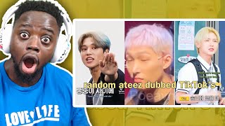 MUSALOVEL1FE Reacts to Random ateez dubbed TikToks  funny edits [upl. by Cock72]