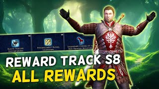 LOTRO All Rewards From Season 8 LI Reward Track [upl. by Rosenbaum819]