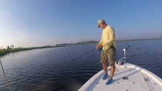 Quick moring trip for speckled trout off the Pamlico River NC [upl. by Eeldivad]