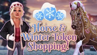 Old Winter Horses  Spending Tokens 🎁  Star Stable Online [upl. by Trebloc516]