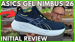 ASICS GEL NIMBUS 26  NEW UPPER amp OUTSOLE  VITAL MAX CUSHIONED 2024 UPDATE  EDDBUD [upl. by Kwok]