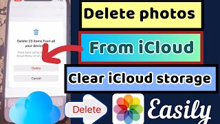 How to delete photos from iCloud  Clear your iCloud storage [upl. by Terrene]