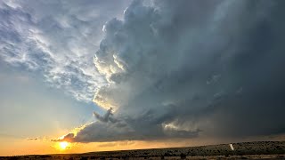 Vaughn New Mexico Tornado Supercell with great structure 623 USA [upl. by Ardell]