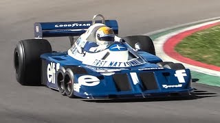 Legendary 6wheeled 1977 Tyrrell P34 F1 Car at Imola Circuit [upl. by Lawrenson723]