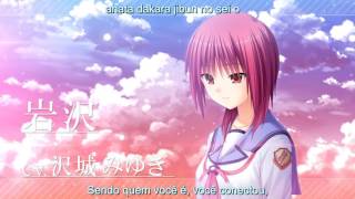 Angel Beats 1st beat OP visual novel  Legendado PTBR [upl. by Hsirap]