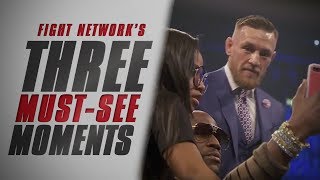 Top 3 MustSee Moments from Mayweather vs McGregor World Tour London Press Conference [upl. by Limak]