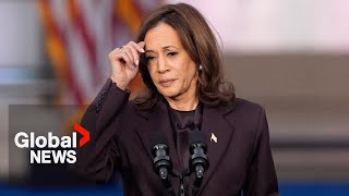 Harris addresses US after losing election to Trump “We must accept the results”  FULL [upl. by Essilec]