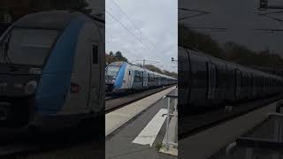 Transilien P Départ dune Z50000 NAT IDFM en gare de TournanEnBrie [upl. by Haimarej561]