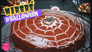 Gâteau marbré dHalloween  recette facile et amusante  🎃👻😈 [upl. by Ahsilaf453]